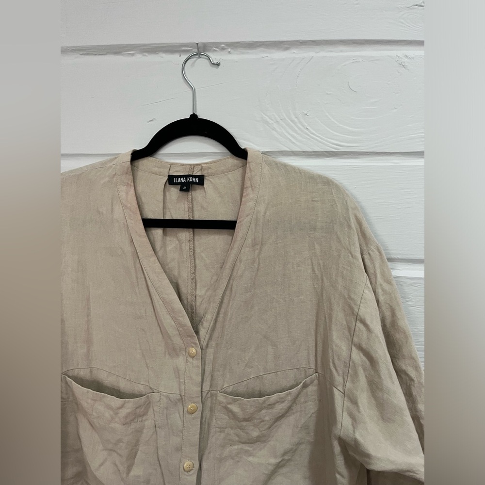 Ilana Kohn Tuck Coverall Linen Medium